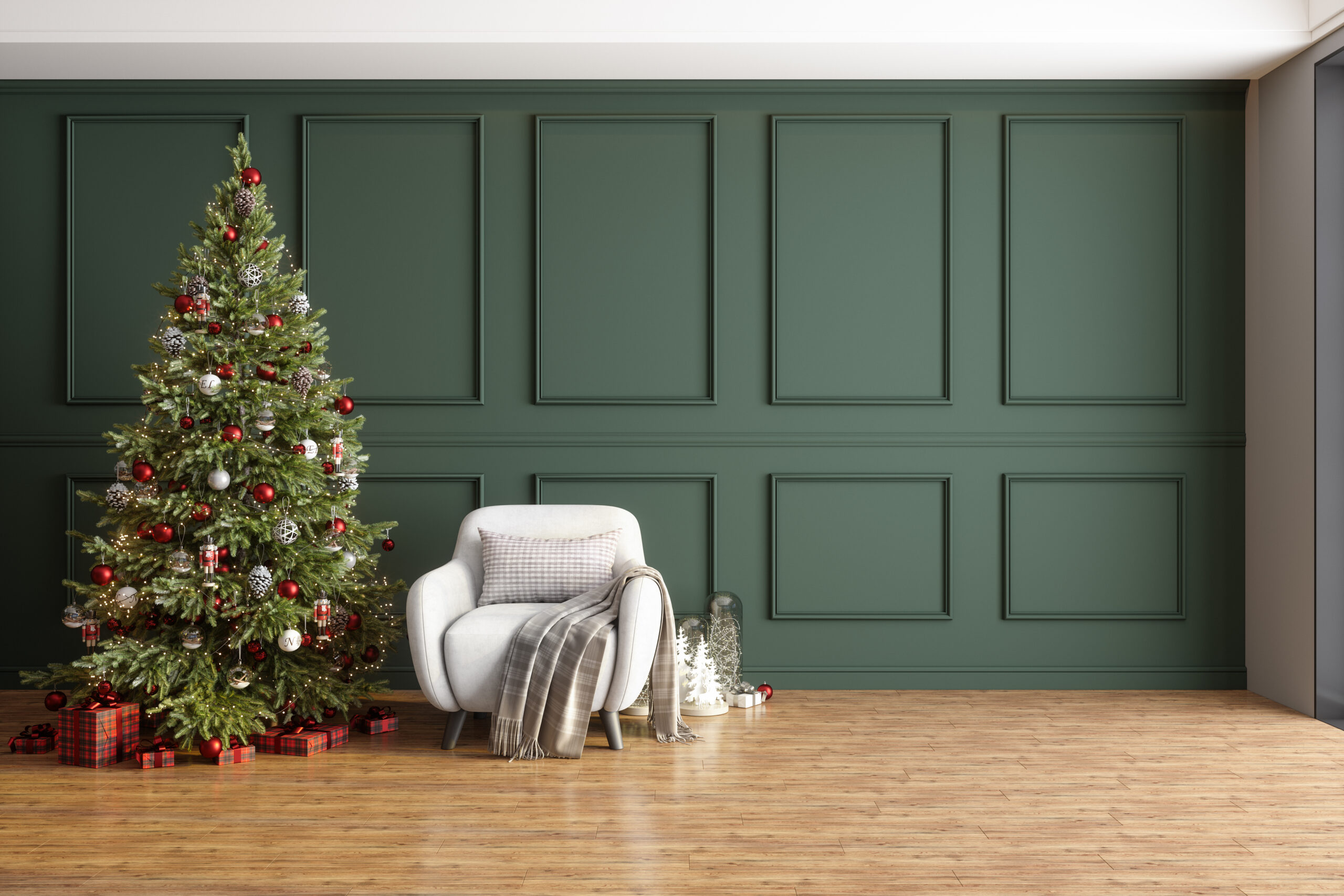 christmas living room